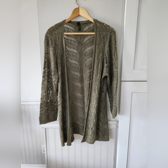 Maurices size XL green cardigan - Picture 1 of 9